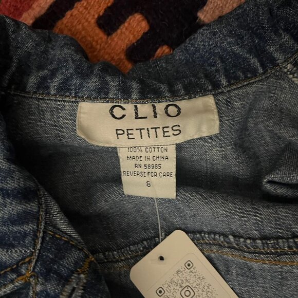 Clio 90s vintage cropped denim jacket - small/medium - Picture 6 of 6